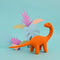 DASHDU - Daredevil Dino - Orange Felt Dinosaur